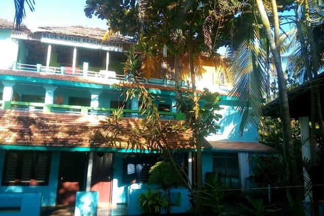 Blue Marine Beach Resort Varkala Bagian luar foto